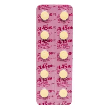 AAS Infantil 100mg c/ 10 Comprimidos