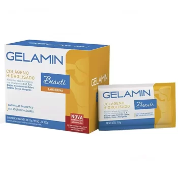 Gelamin Beauté Colágeno Hidrolisado Tangerina c/30 Sachês