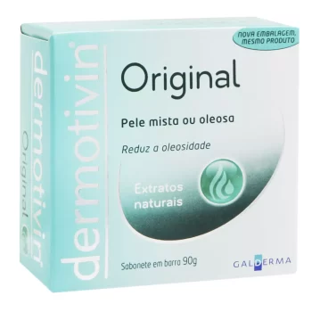 Dermotivin Original Sabonete Facial Pele Oleosa ou Mista 90g