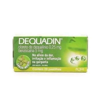 Dequadin Sabor Menta c/ 20 Pastilhas