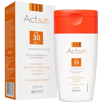 Protetor Solar Actsun FPS30 120mL – Corpo e Rosto