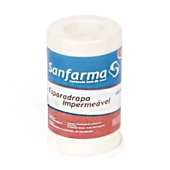Esparadrapo Impermeável Sanfarma 50mmx4,5cm