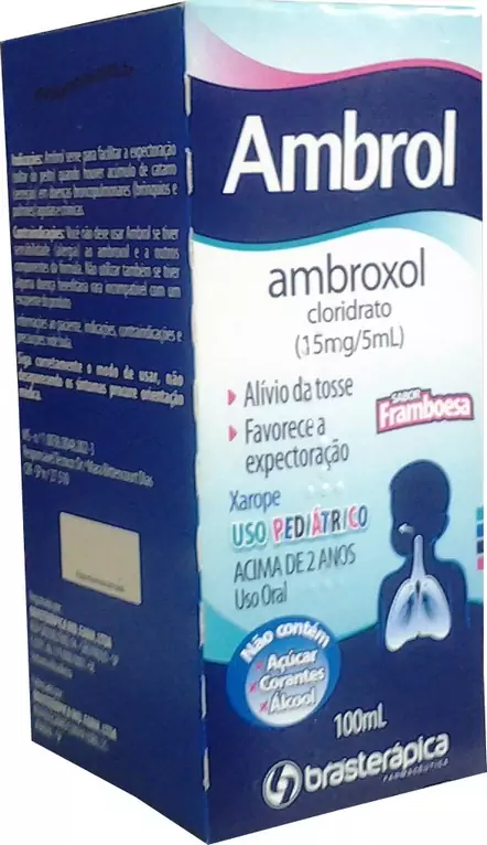 7898100241026 Ambrol Xarope Infantil 15mg/5mL 100mL