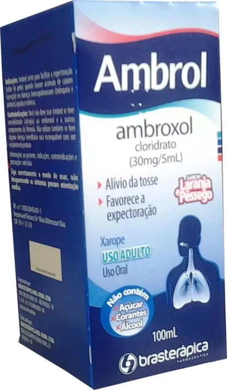 7898100241033 Ambrol Xarope Adulto 30mg/5mL 100mL
