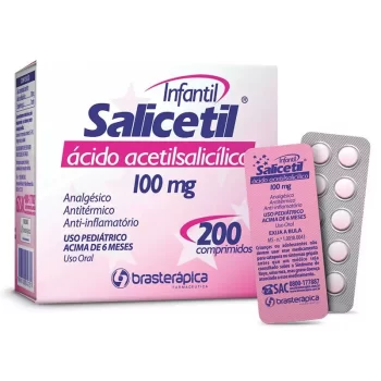 Salicetil 100mg c/ 200 Comprimidos