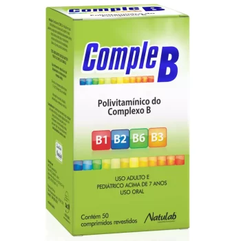 Complexo B Natulab c/ 50 Comprimidos