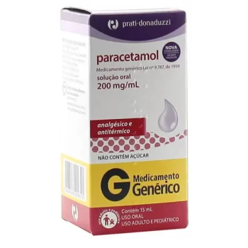 PARACETAMOL GOTAS 200MG 15 ML PRATI NO PIX