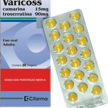 Varicoss 15mg/90mg c/ 20 Drágeas
