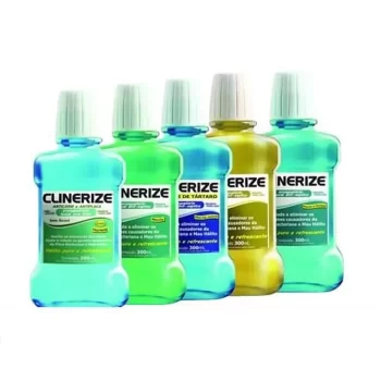 Clinerize Enxaguante Bucal Antisséptico Hortelã Flúor 300mL