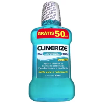 Clinerize Enxaguante Bucal Antisséptico Menta/Hortelã 300mL