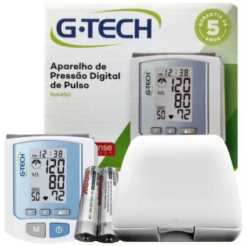Aparelho Medidor de Pressão Digital Pulso G-Tech Home RW450