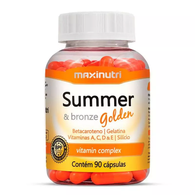 7898593050020 Summer & Bronze Golden Maxinutri c/ 90 Cápsulas