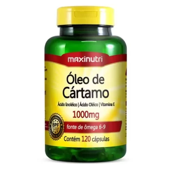 Óleo de Cártamo Maxinutri 1000mg c/ 120 Cápsulas