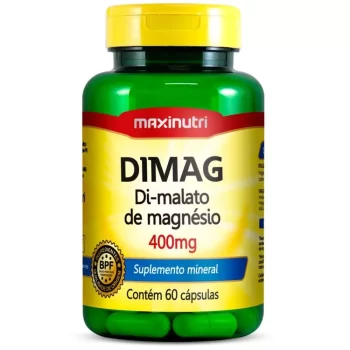 Dimag Magnésio Dimalato 400mg c/60 Cápsulas