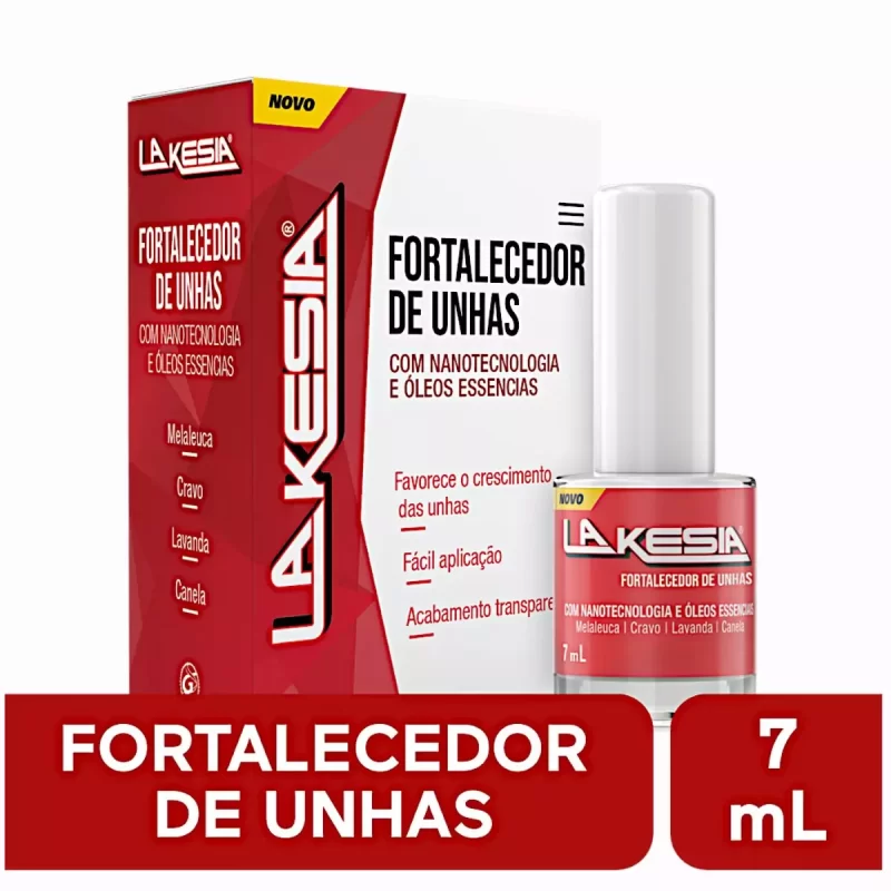 7898636191055 Lakesia Esmalte Fortalecedor de Unhas 7mL