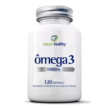 Ômega 3 Fish Oil Óleo de Peixe Nature Healthy 1000mg 120Cáps