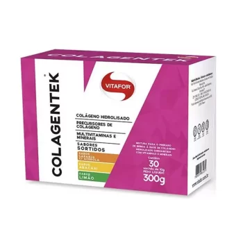 Colagentek Colágeno Hidrolisado Sortidos Vitafor c/30 Sachês