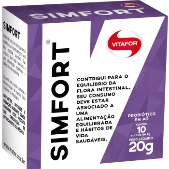 Simfort Probiótico em Pó Vitafor c/10 Sachês de 2g