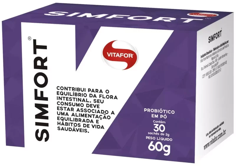 7898919865079 Simfort Probiótico em Pó Vitafor c/30 Sachês de 2g