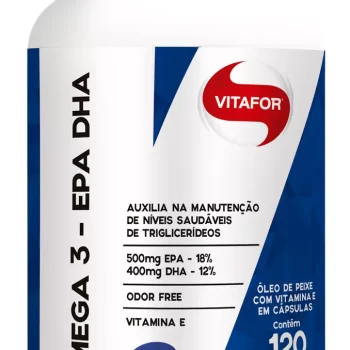 Ômega 3 Óleo de Peixe (Fish Oil) Vitafor 1000mg c/120 Cáps