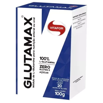 Glutamax L-Glutamina Vitafor c/ 20 Sachês de 5g