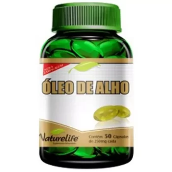 Óleo de Alho Naturelife 250mg c/ 50 Cápsulas