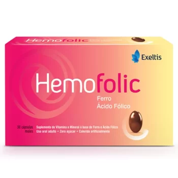 Hemofolic 27mg/355mcg c/ 30 Cápsulas