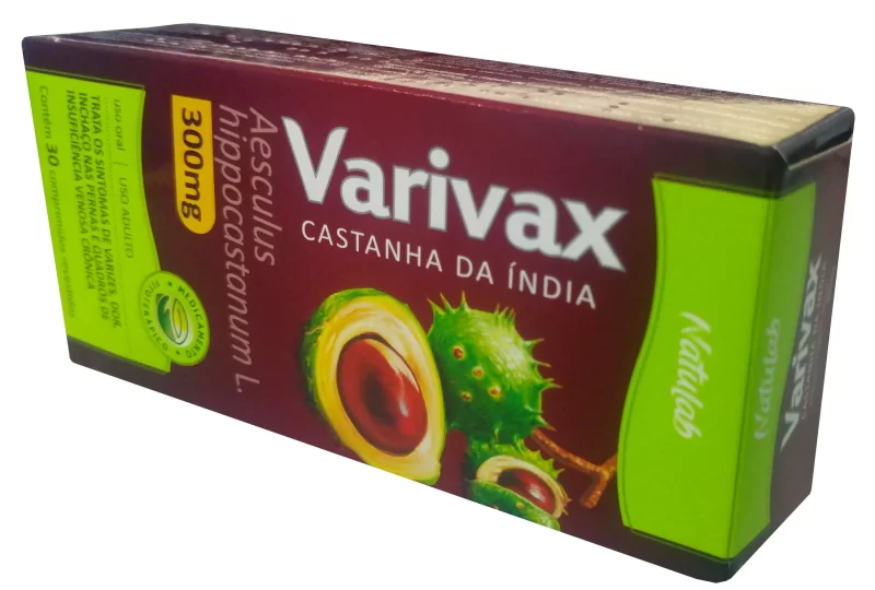 7899470803975 Varivax Castanha da Índia 300mg c/ 30 Comprimidos
