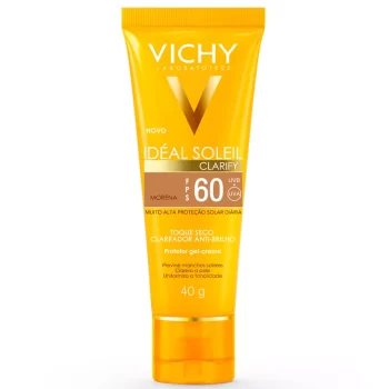 Protetor Solar Idéal Soleil Clarify Morena Vichy FPS60 40g