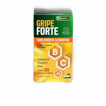 Gripe Forte 500mg (Complexo B, Vit C, Zinco) – 30 cápsulas – Eurofito