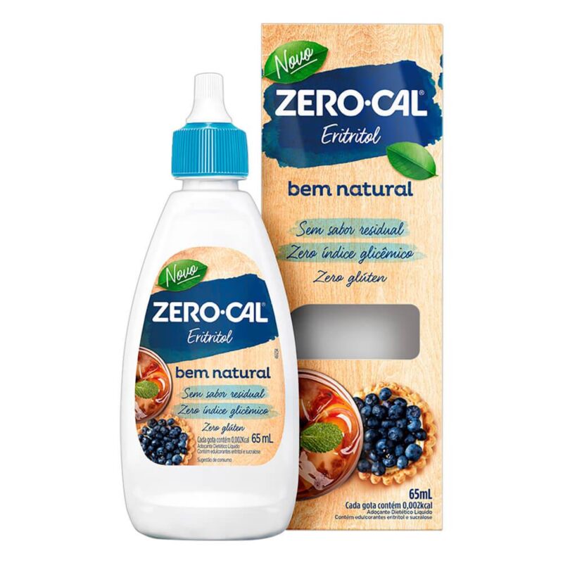 ADOÇANTE ZERO CAL  ERITRITOL  65 ML